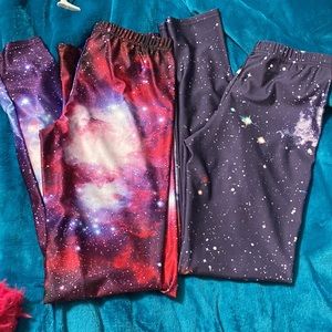 Galaxy cosmic leggings